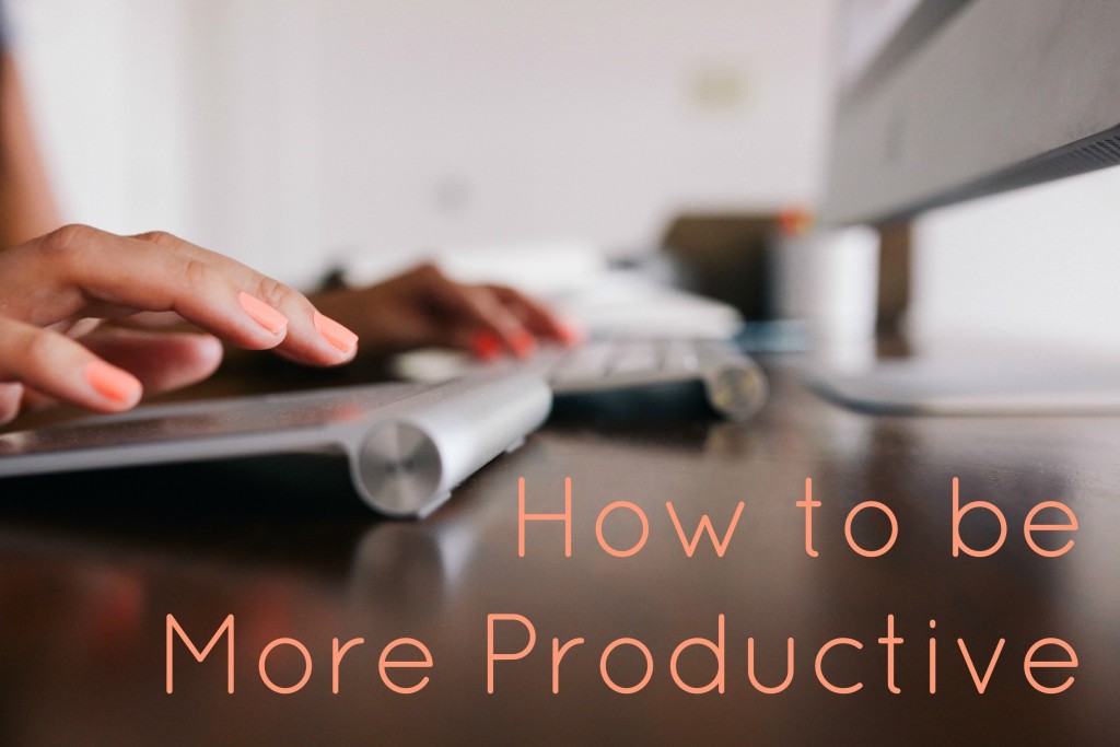 Here are my best tips and tricks on how to be more productive, including heaps of things that I use in my own life, a game-changing productivity technique, and also my favourite productivity tools and books http://oneinfinitelife.com/how-to-be-more-productive/