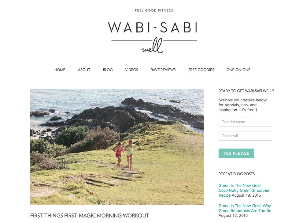 The Wabi-Sabi Well Magic Morning Workout is fun, peaceful — and the most energising and divine way to start the day.