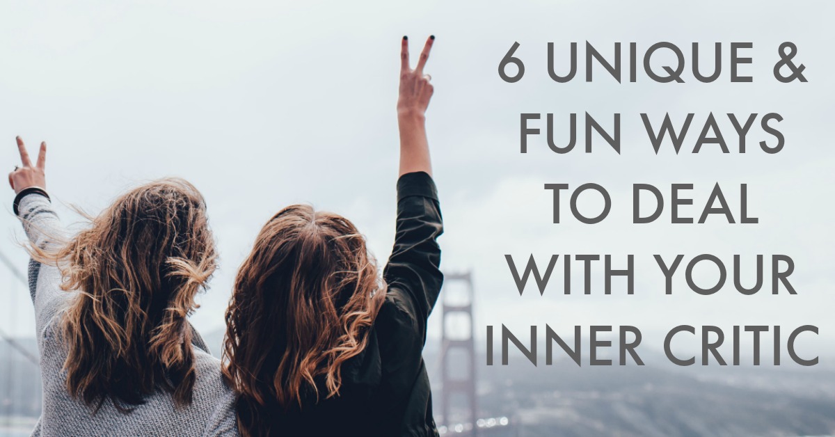 Your inner critic isn't the enemy. And shouldn't be taken so seriously. Here are 6 of my favourite unique and fun ways to deal with your inner critic http://oneinfinitelife.com/ways-to-deal-with-your-inner-critic/