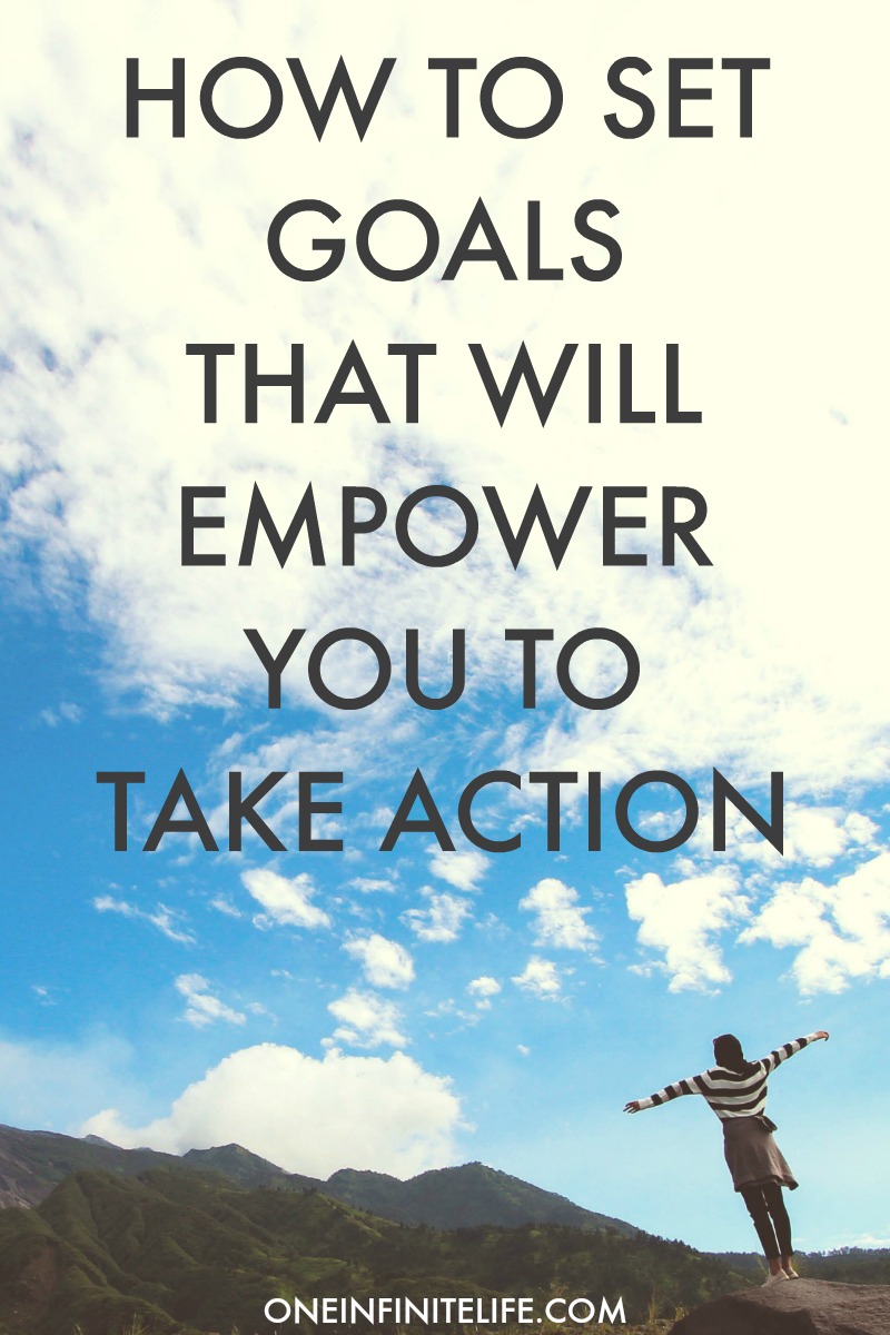 When we feel empowered by our goals we are way more likely to actually take action towards making it happen. Here are 9 ways you can approach setting yourself goals that are more powerful and will empower you to take action (because that’s where the magic happens!) plus there’s also some FREE and super useful resources to help you do this http://oneinfinitelife.com/how-to-set-goals/